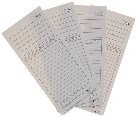 Acroprint 09-9115-000 Time Cards for ATR480 Time Clock, 50 Count(Pack of 1)