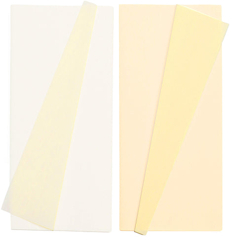 Lia Griffith LG11026 Double-Sided Crepe Paper, White & Vanilla, Vanilla & Chiffon