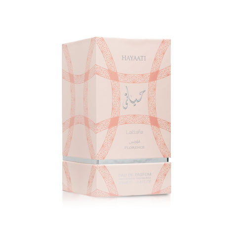 Lattafa Hayaati Florence for Women Eau de Parfum Spray, 3.4 Ounce