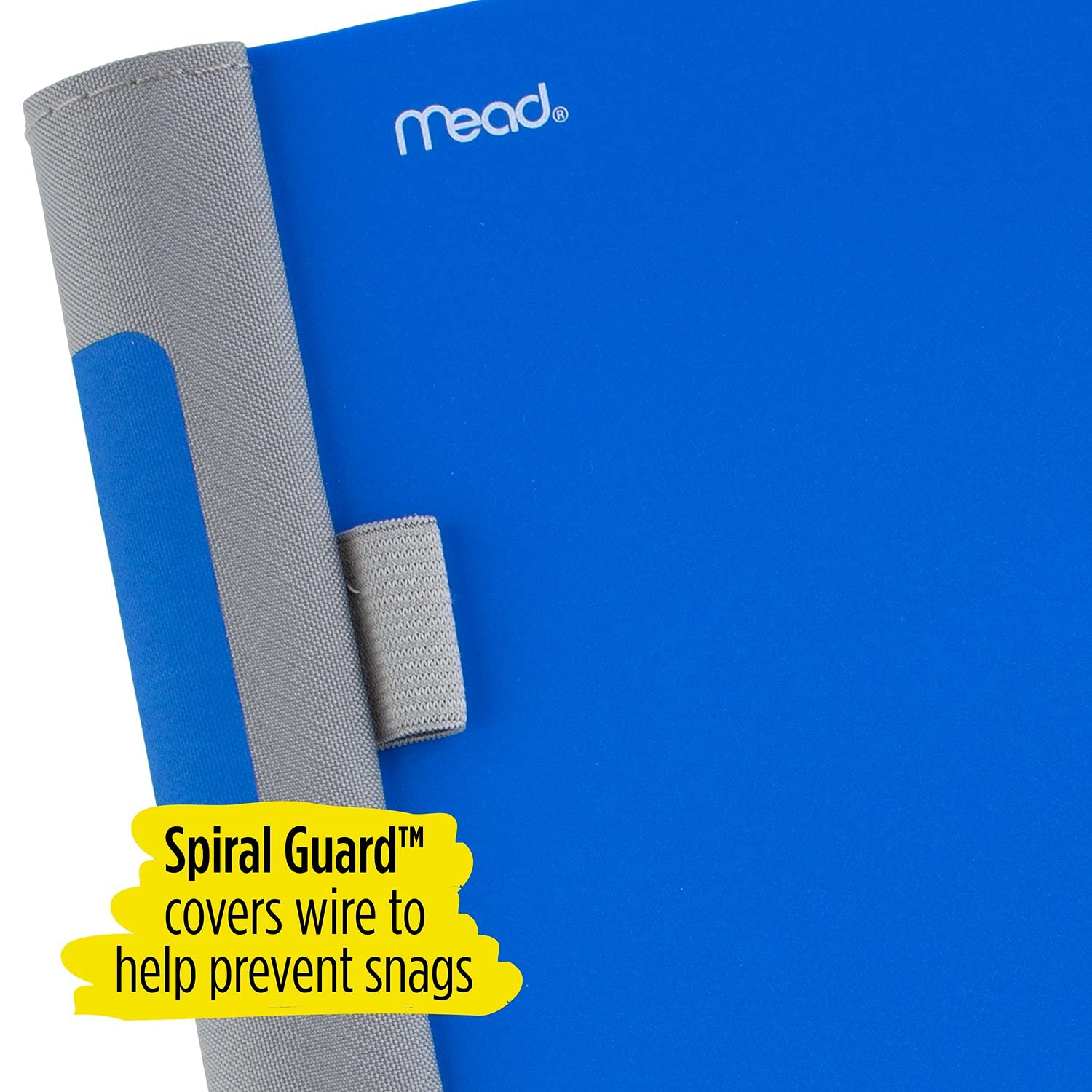 Five Star Advance Spiral Notebook, 1 Subject, College Ruled Paper, 100 Sheets, 11" x 8-1/2", Blue (72886)