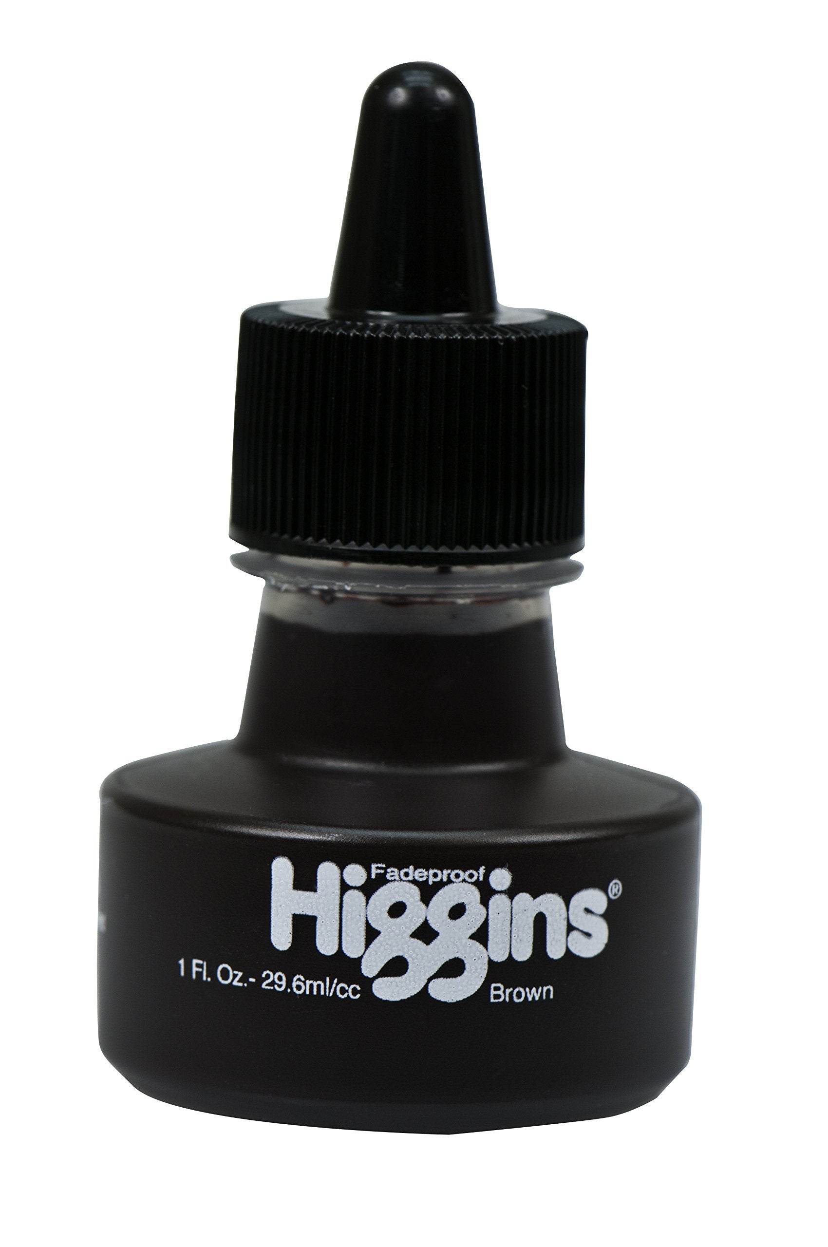 Higgins Pigmented Drawing Ink, Brown, 1 Oz Bottle (44705)