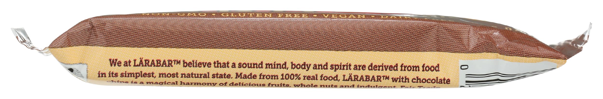 Larabar Gluten Free Bar, Chocolate Chip Brownie, 1.6 oz Bar, Whole Food Gluten Free Bars, Dairy Free Snacks