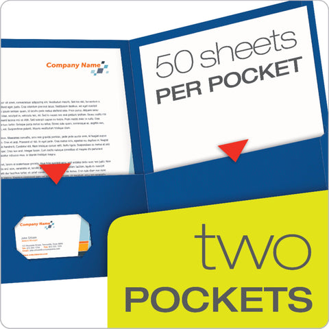 Oxford Twin-Pocket Folders, Textured Paper, Letter Size, Royal Blue, Holds 100 Sheets, Box of 25 (57512EE)