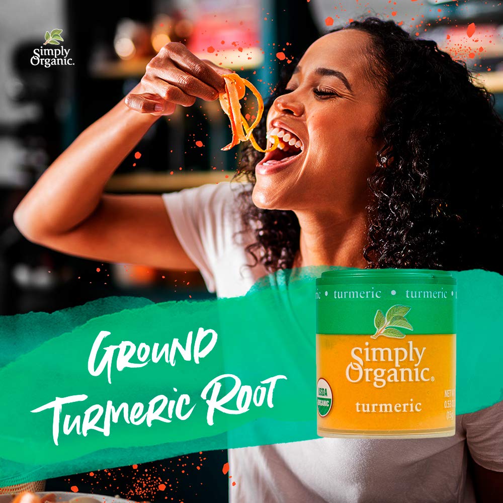 Simply Organic, Mini Ground Turmeric, .53 oz