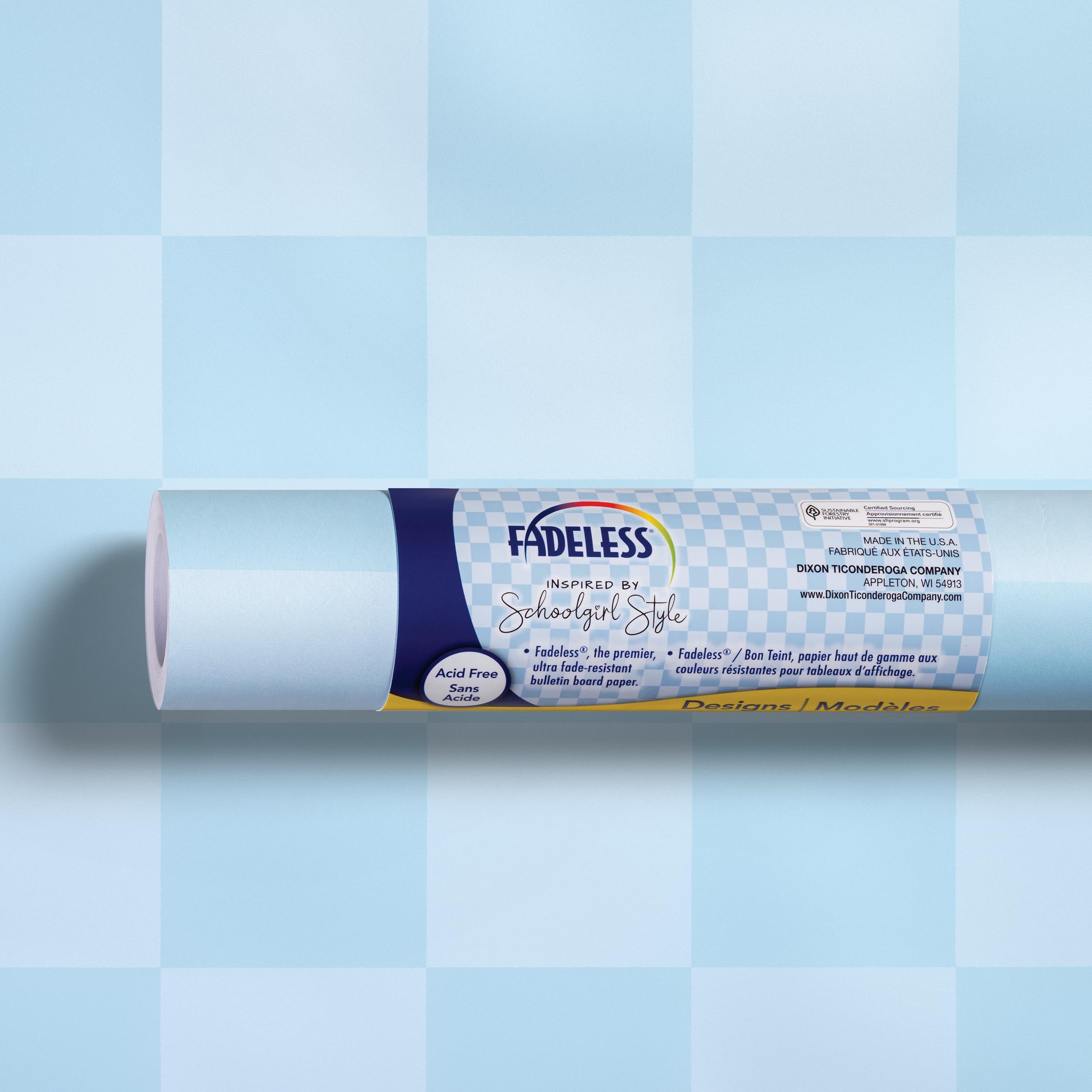 Fadeless Schoolgirl Style Bulletin Board Paper, Day Dream, 47.25" x 50', 1 Roll