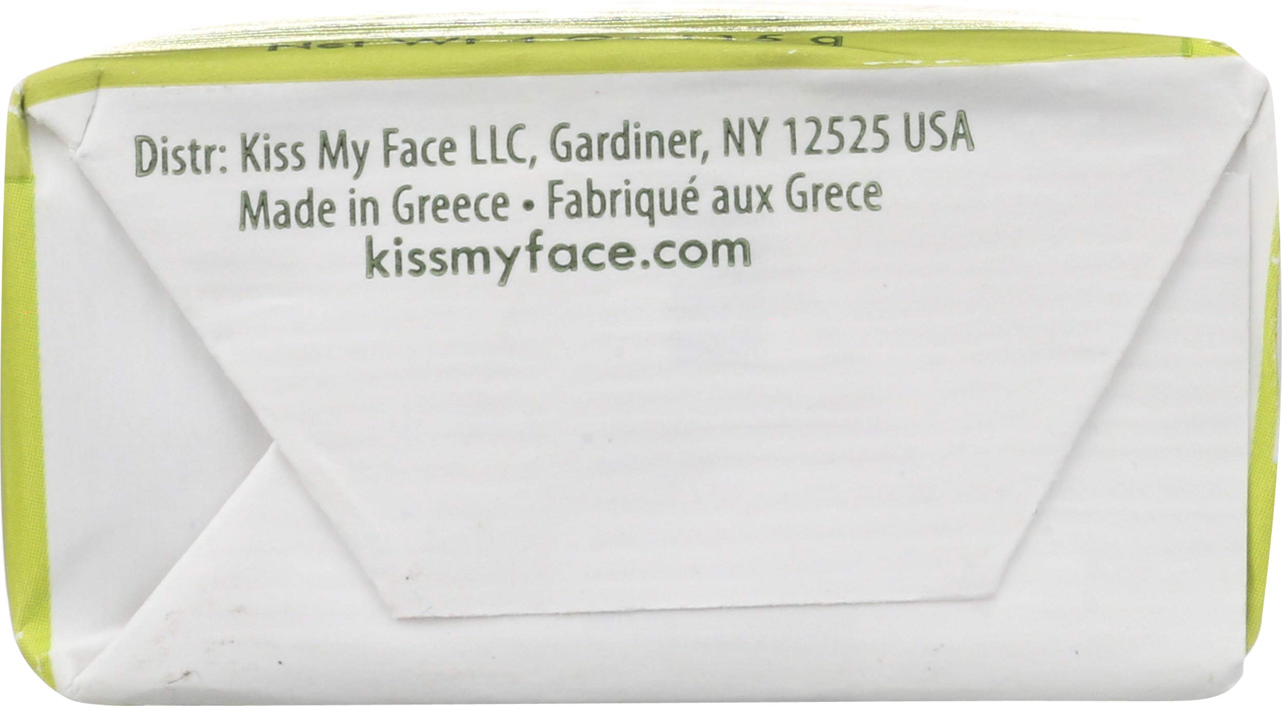 Kiss My Face Pure Olive Oil Bar Soap - Deep Moisturizing Soap Bar - Antioxidant Rich - Cruelty Free Vegan Soap - Palm Oil Free - 8 oz Bar