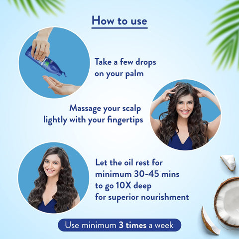 Parachute Advansed Gold Coconut Hair Oil with Vitamin E| Pure Coconut Oil| For Long, Strong & Nourished Hair| Damage & Dryness Protection| 6.4 Fl.oz.