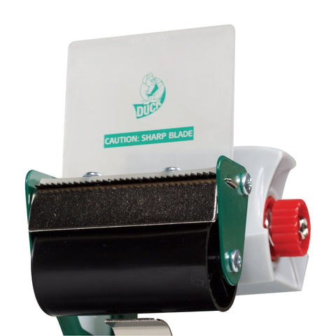Duck Brand Standard Tape Gun with Pistol Grip Handle - Compatible with 3" Core Packing Tape Refill Rolls up to 3 Inches Wide - Green (1064012)