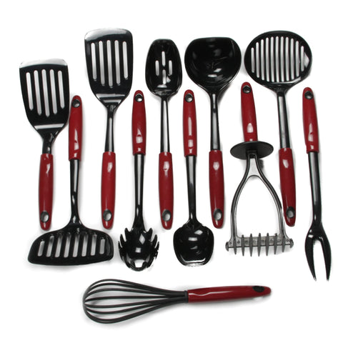 Chef Craft Select Nylon Sturdy Masher, 11.5 inch, Red