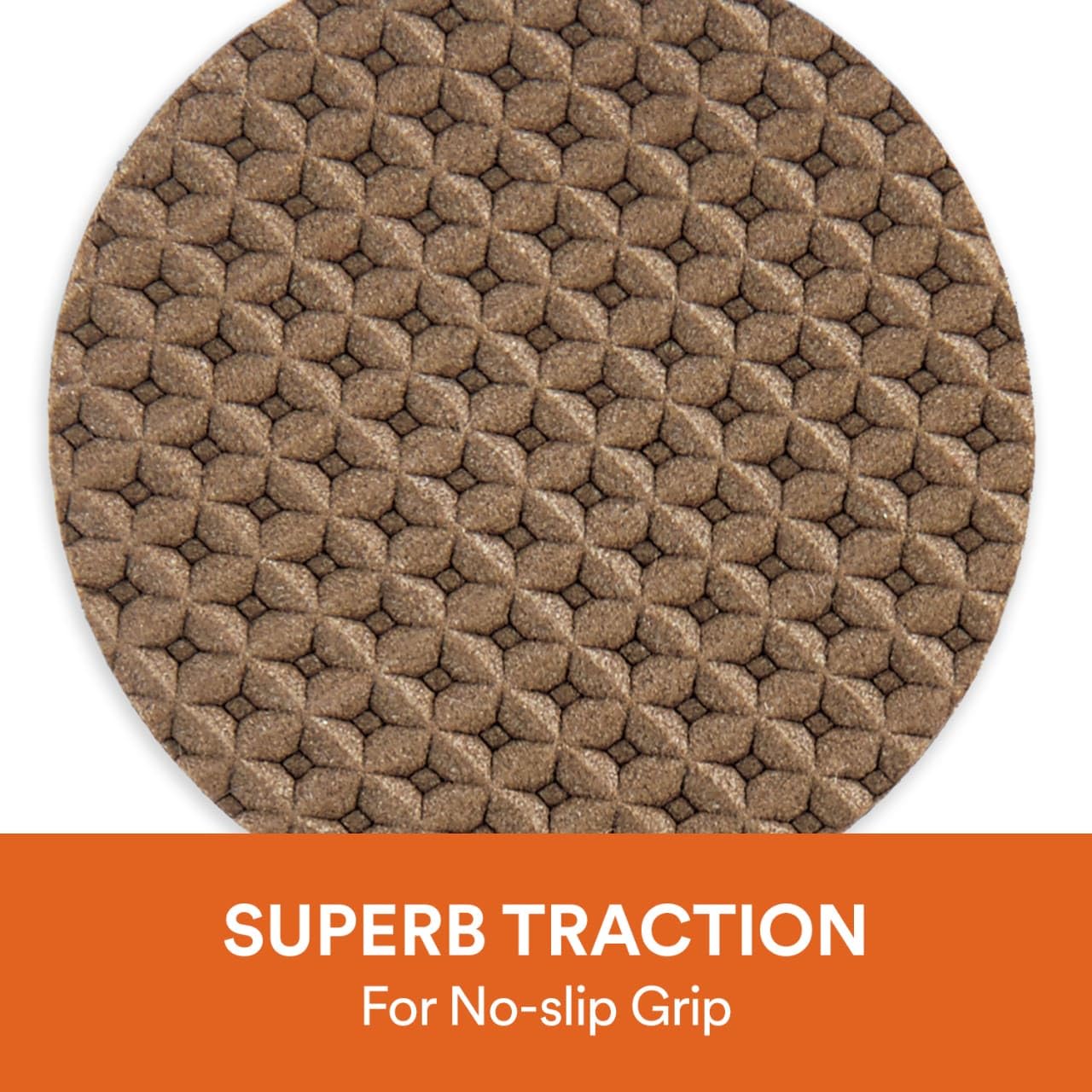 Scotch Gripping Pads Value Pack, Round, Brown, Assorted Sizes, 36 Pads/Pack (SP941-NA)