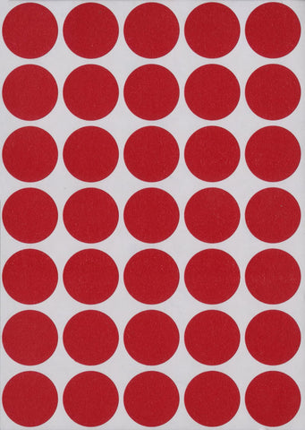 MACO Red Round Color Coding Labels, 3/4 Inches in Diameter, 1000 Per Box (MR1212-8)
