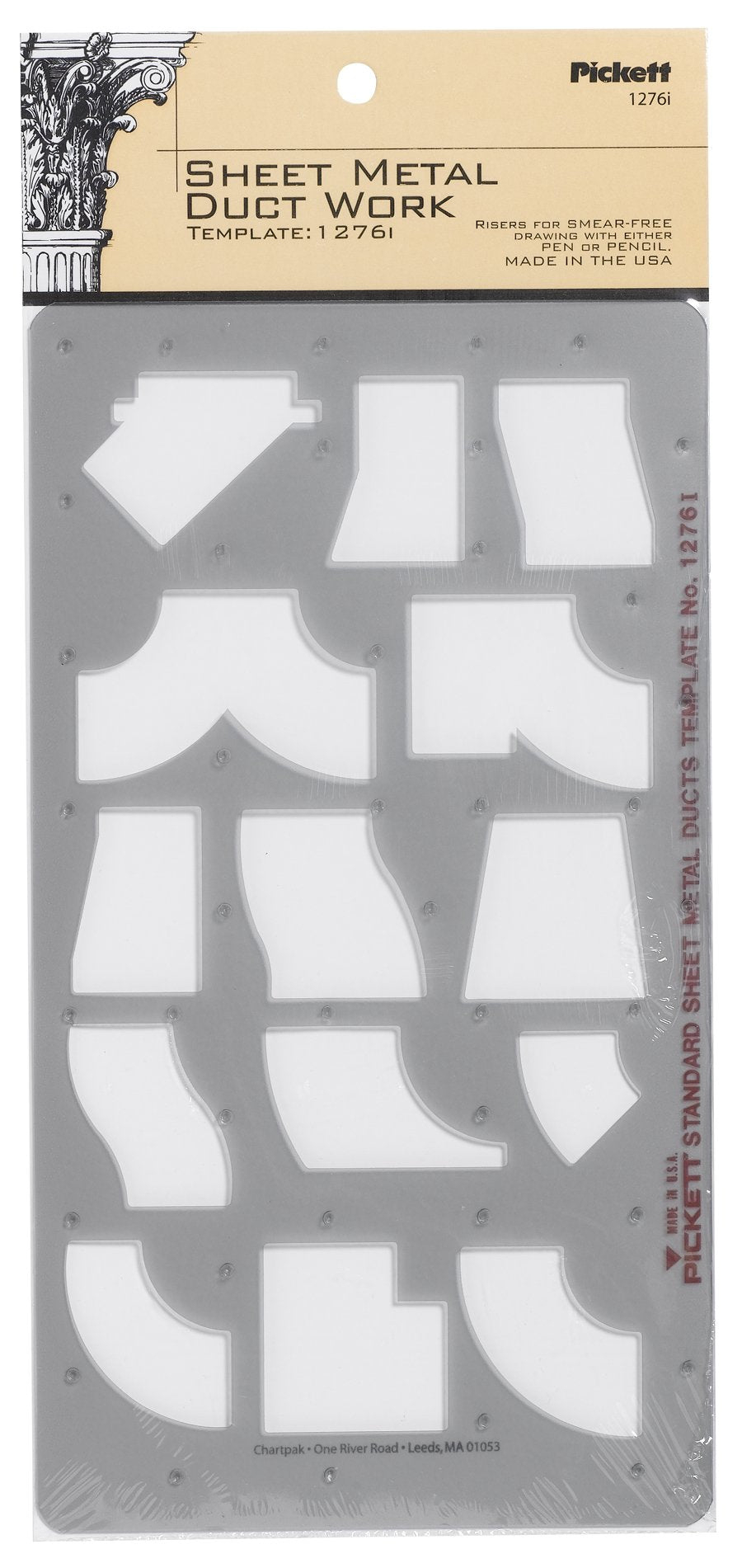 Pickett Sheet Metal Duct Work Template (1276I)