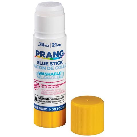 Prang Washable Glue Stick, Clear.74 Oz, 1 Count