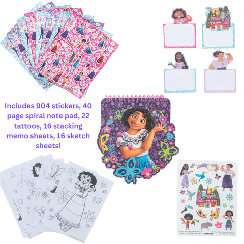 Innovative Designs Disney Encanto Creativity Fun Kids Art Set for Coloring, Painting, and Crafts