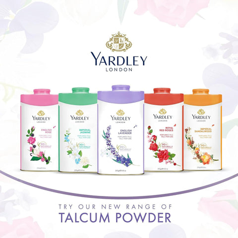 Yardley English Perfumed Talc, Rose
