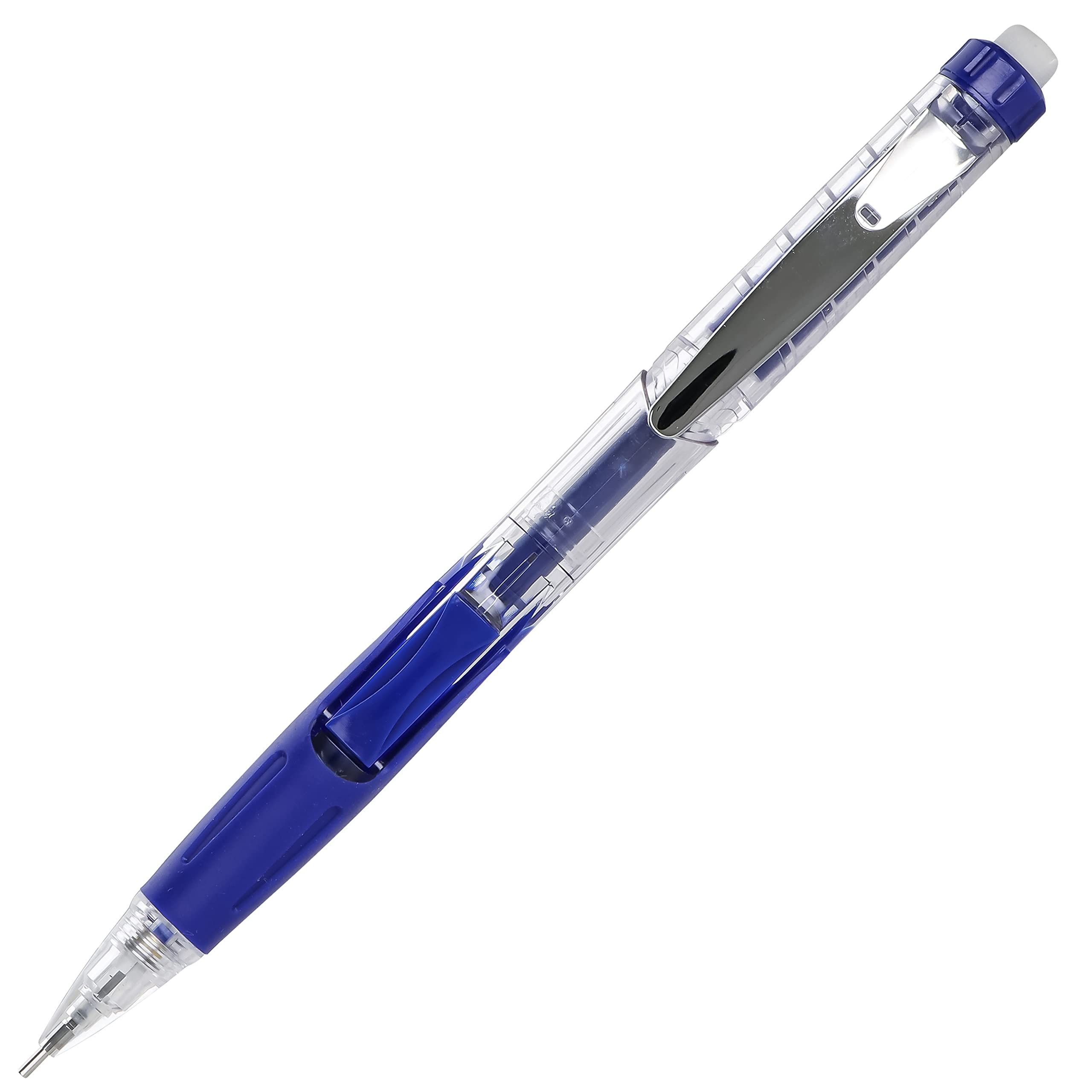 Pentel Twist-Erase Click Mechanical Pencil, (0.5mm), Assorted Barrels, 2 Eraser Refills and Lead, Color May Vary, Pack of 2 (PD275TLEBP2)