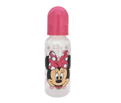 Cudlie Disney Baby Girl Minnie Mouse 9 oz Pack of 3 Baby Bottles, Oh Minnie