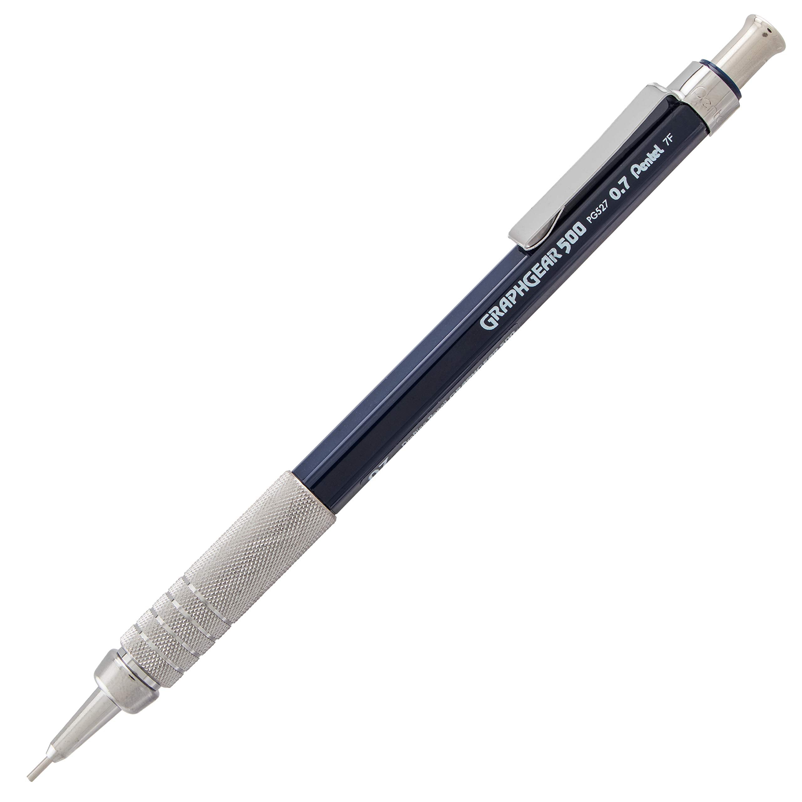 Pentel Graph Gear 500 Automatic Drafting Pencil, 0.7mm, Blue Barrel, 1 Pack (PG527BP)