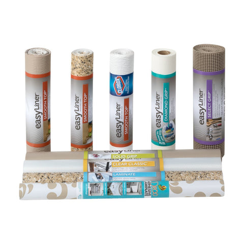 Duck Brand Select Grip EasyLiner Shelf and Drawer Liner, Non-Adhesive, 12-Inch x 10-Feet, Non-Adhesive, White, 1359539