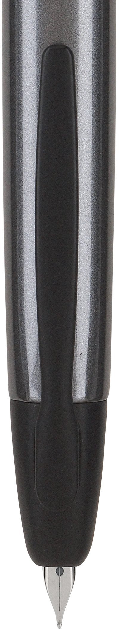 PILOT Vanishing Point Collection Refillable & Retractable Fountain Pen, Gun Metal Gray Barrel with Matte Black Accents, Blue Ink, Fine Nib (60583)