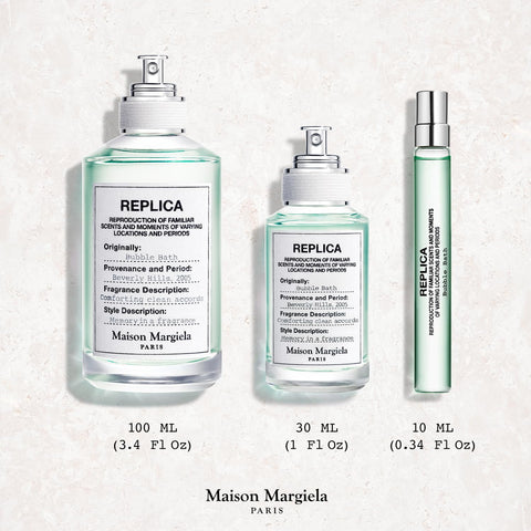 Maison Margiela - Replica - Bubble Bath Eau de Toilette - Fresh Fragrance - With Soap Bubbles, Rose & Coconut Milk - 3.4 Fl Oz