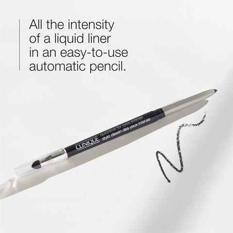 Clinique Quickliner For Eyes Intense Eyeliner Pencil | Water Resistant, Smudge Resistant + Safe For Sensitive Eyes, Intense Chocolate