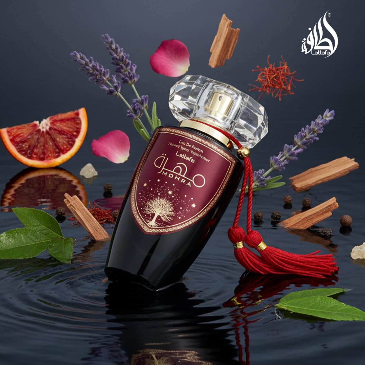 Lattafa Mohra for Unisex Eau de Parfum Spray, 3.4 Ounce / 100 ml