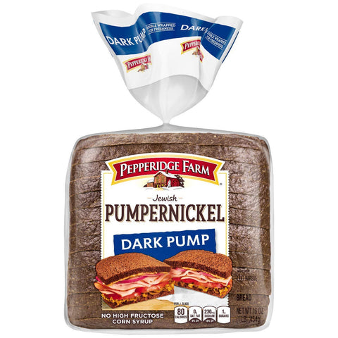 Pepperidge Farm Bread, Dark Pumpernickel, 16 Ounce