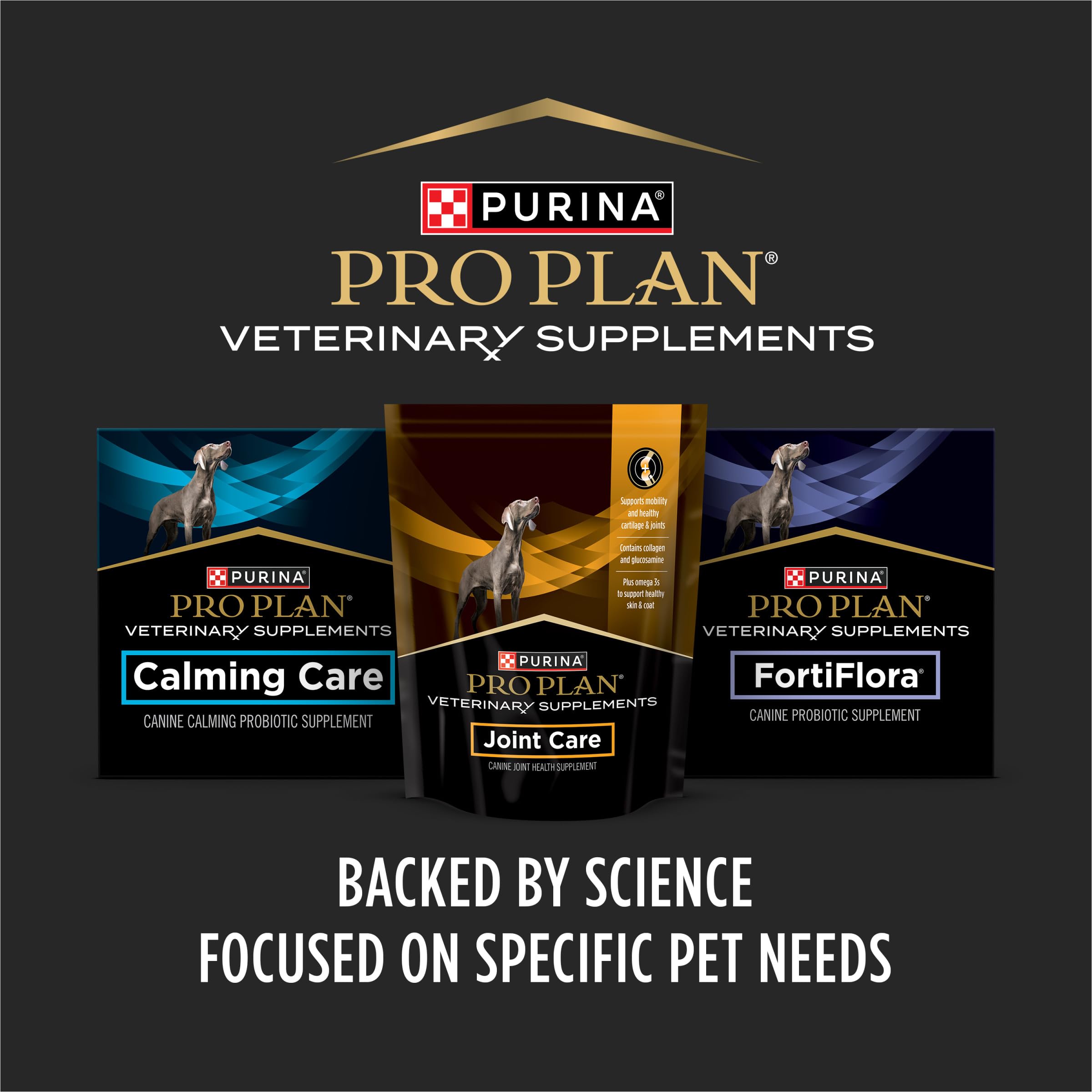 Purina Pro Plan Veterinary Supplements FortiFlora Daily Probiotics for Dogs Chewable Tablets for Digestive Gut Health and Diarrhea - 45 ct. Canister