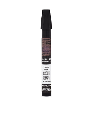 AD Marker Chartpak Wood Frame Touch-Up Marker, Tri-Nib, Dark Oak, 1 Each (FTM58)