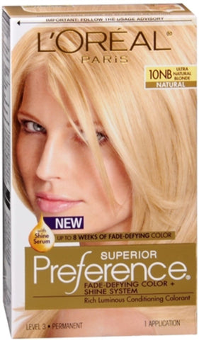 L'Oreal Superior Preference - 10NB Ultra Natural Blonde (Natural) 1 Each (Pack of 6)