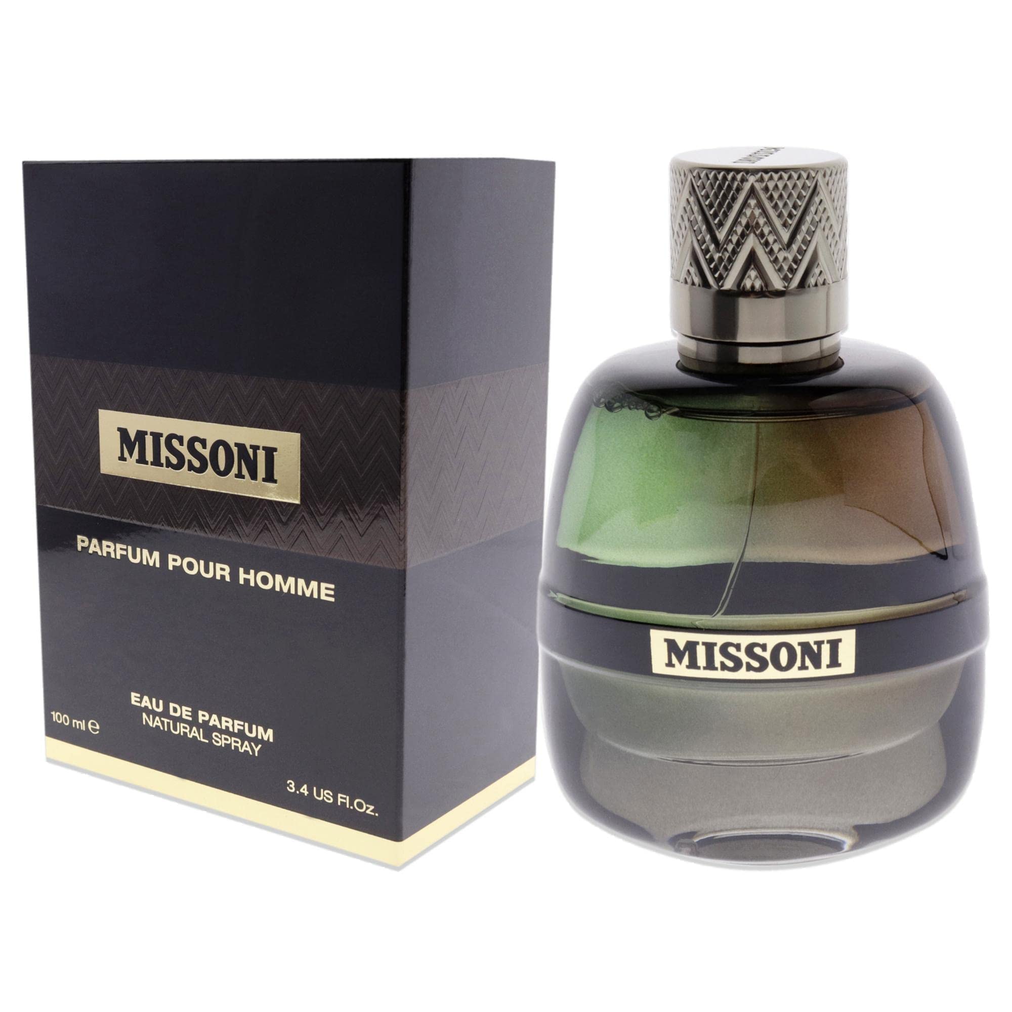 Missoni Missoni Pour Homme Men EDP Spray, 3.4 Fl Oz (Pack of 1)