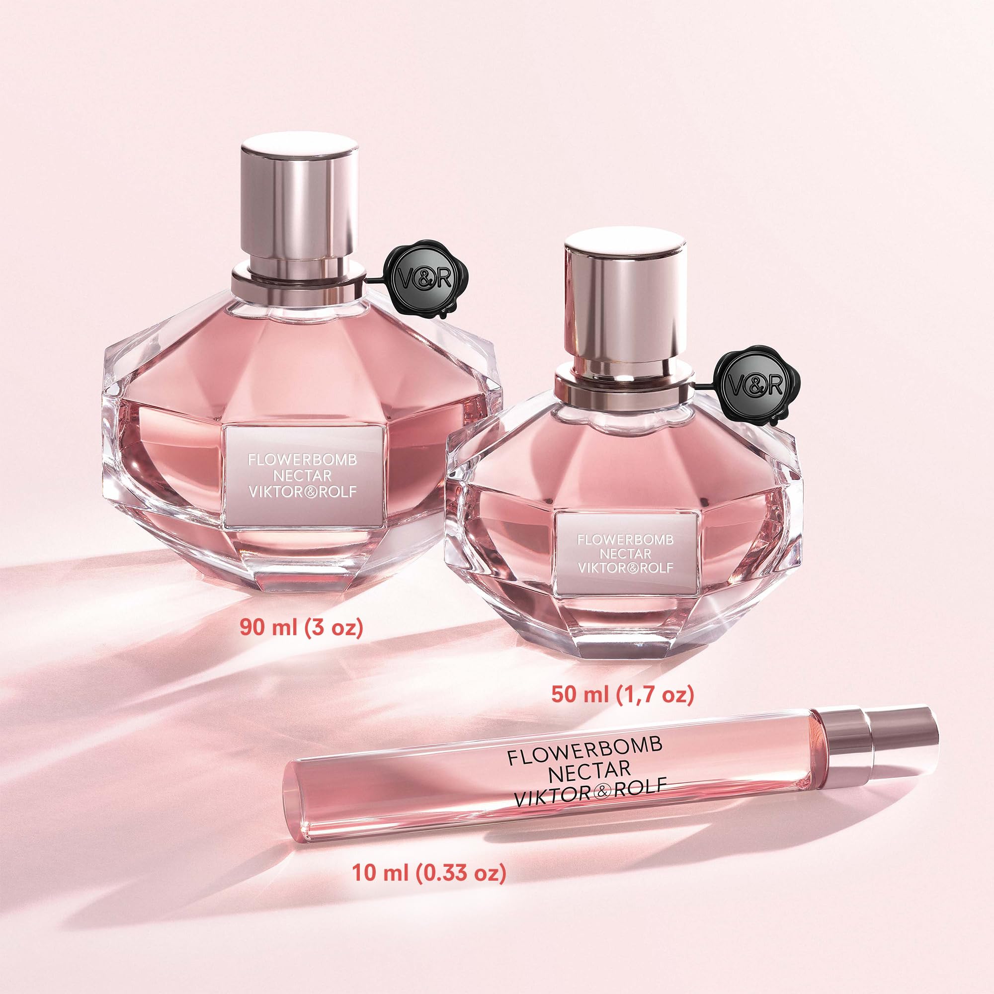 Viktor&Rolf - Flowerbomb Nectar Eau de Parfum - Women's Perfume - Floral, Spicy & Warm - With Notes of Gunpowder & Vanilla - 3 Fl Oz
