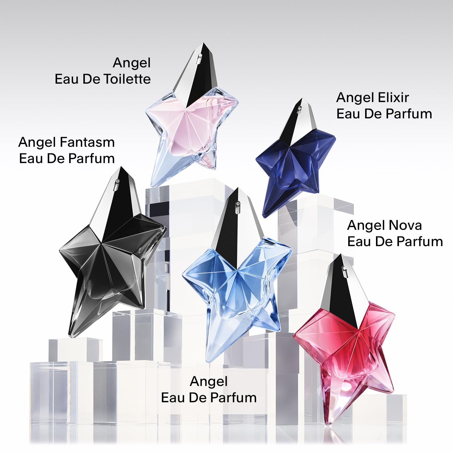 Mugler Angel - Eau de Parfum - Women's Perfume - Ambery & Woody - With Bergamot, Praline, and Patchouli - Long Lasting Fragrance - 0.8 Fl Oz