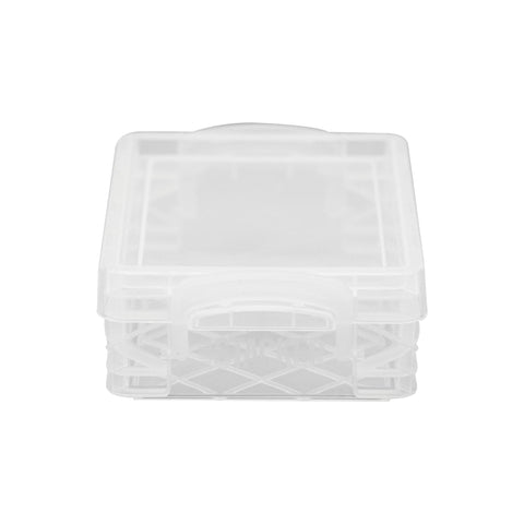 Advantus Super Stacker Crayon Box, Plastic, 4.75 x 3.5 x 1.6, Clear