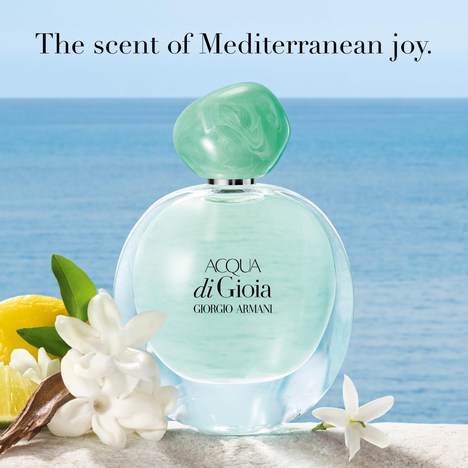 Armani Beauty – Acqua di Gioia – Eau de Parfum – Floral Fruity Fragance for Women – Primofiore Lemon, Water Jasmine, Cedarwood Notes - 1.6Fl Oz