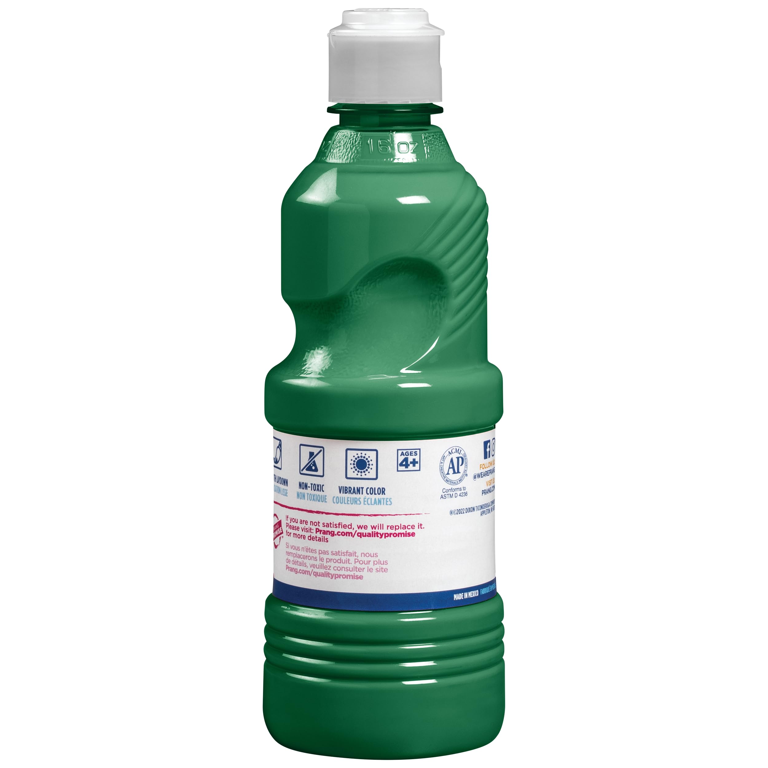 Prang Ready-to-Use Tempera Paint, Green, 16 Oz., 1 Count