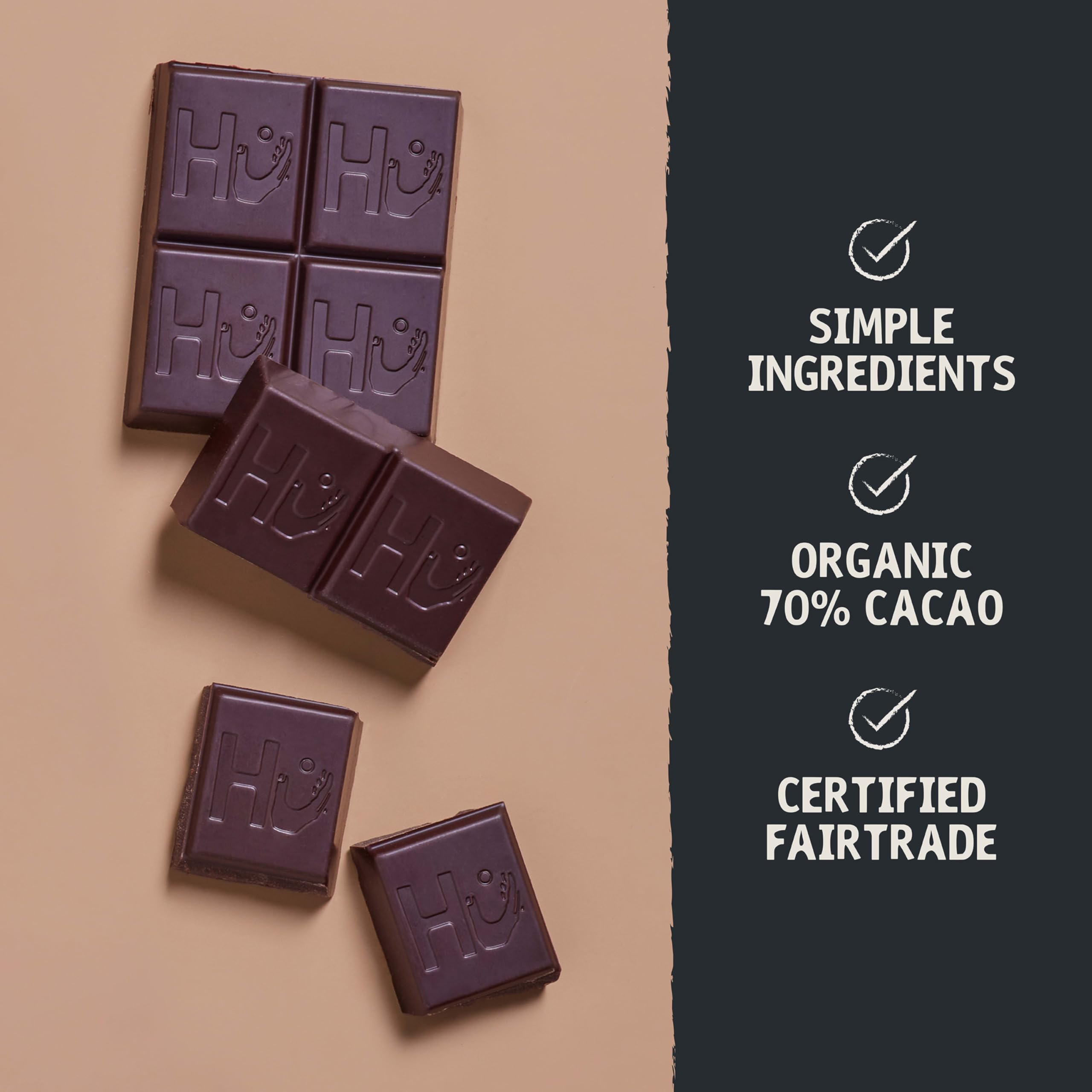 Hu Salty Dark Chocolate Bar, 2.1 Ounce Bar, 1 Count