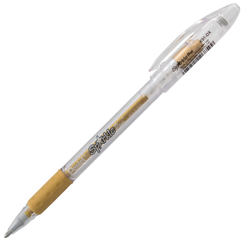 Pentel Sparkle Pop Metallic Gel Pen, (1.0mm) Bold Line, Assorted Colors, 4-Pack, Bold (K91BP4M1)