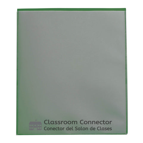 C-Line Classroom Connector School-to-Home Folders, Green, 25 per Box (32003)