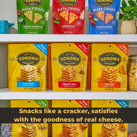 SONOMACREA CRISP CHESSE BACON CHEDDR 2.25 OZ