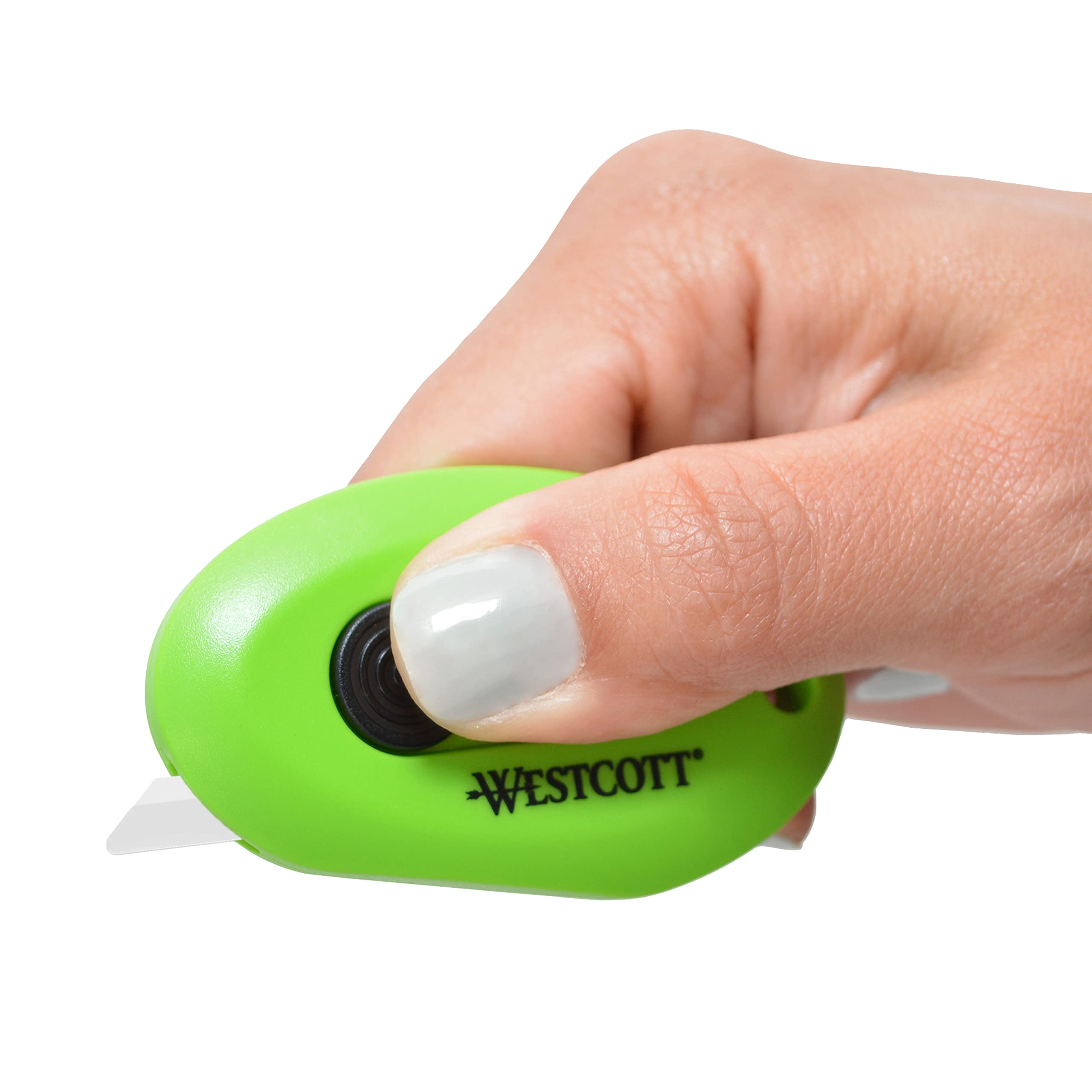 Westcott Compact Retractable Box Opener (16474), Uses Ceramic Blades