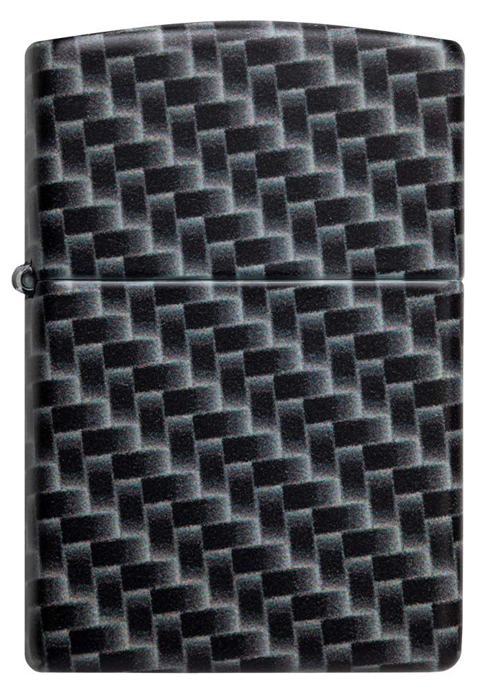 Zippo Carbon Fiber Design 540 Color Pocket Lighter, Black, One Size