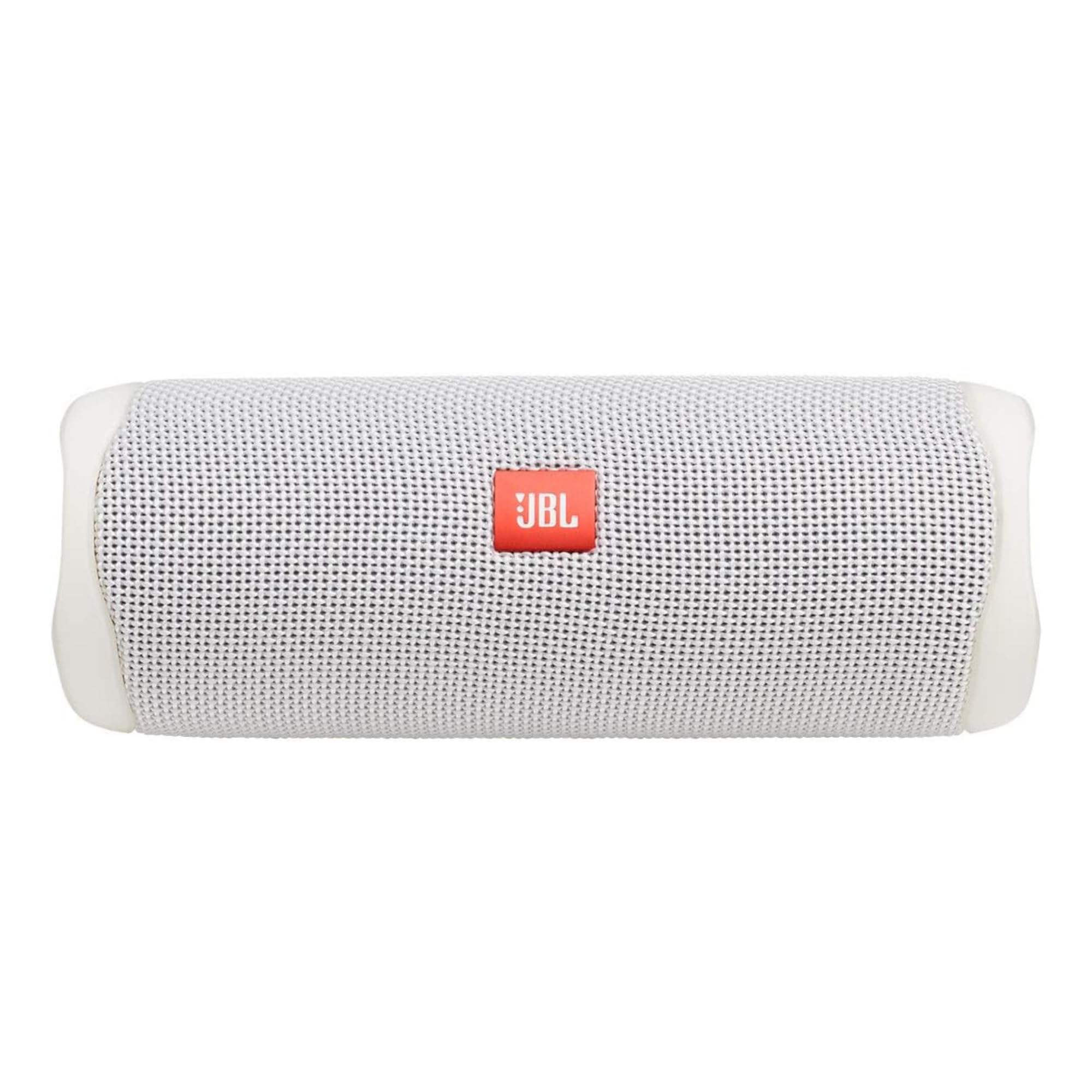 JBL FLIP 5, Waterproof Portable Bluetooth Speaker, White, 3.6 x 3.6 x 8.5