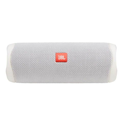 JBL FLIP 5, Waterproof Portable Bluetooth Speaker, White, 3.6 x 3.6 x 8.5