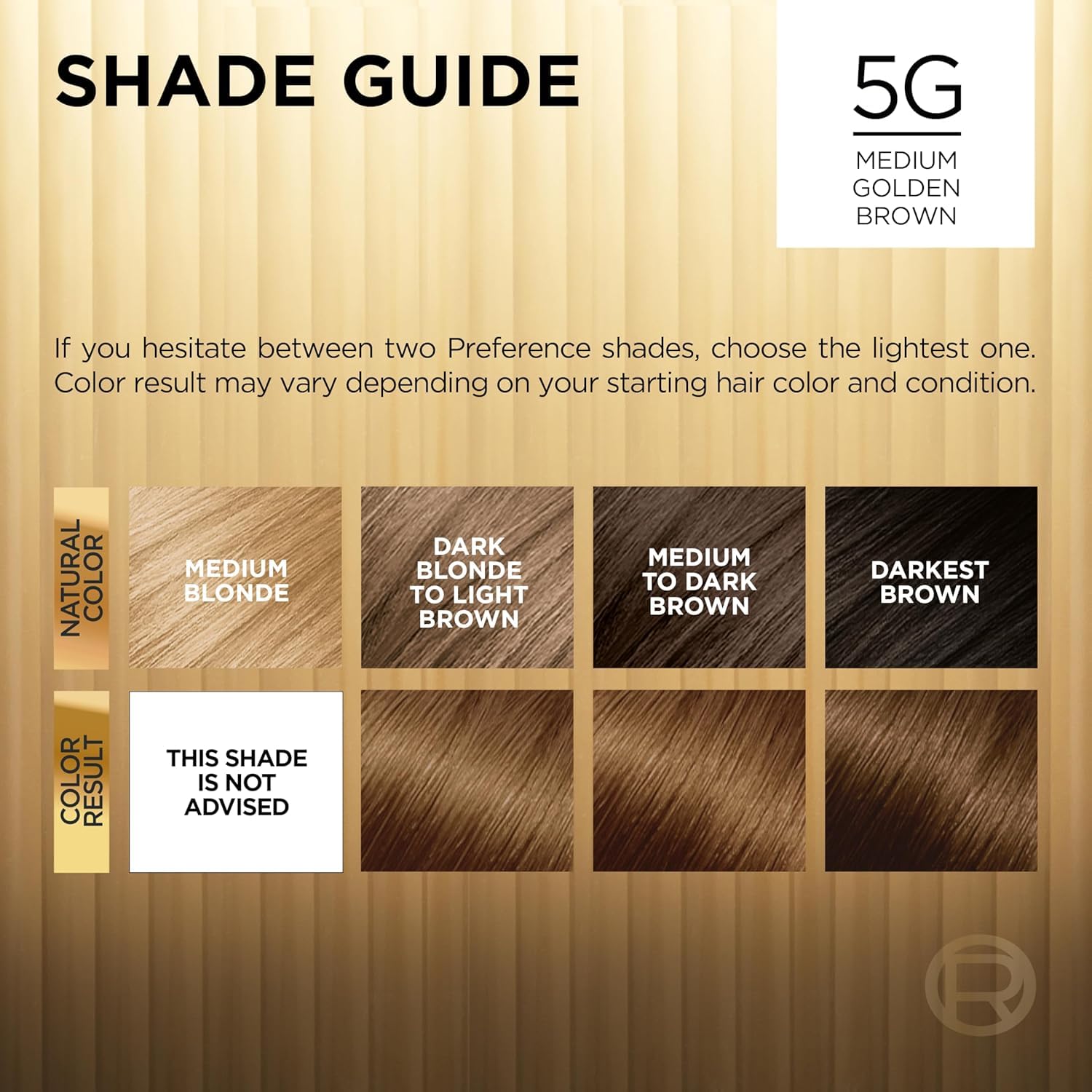 L’Oreal ParisSuperior Preference - 5G Medium Golden Brown (Warmer) 1 Each