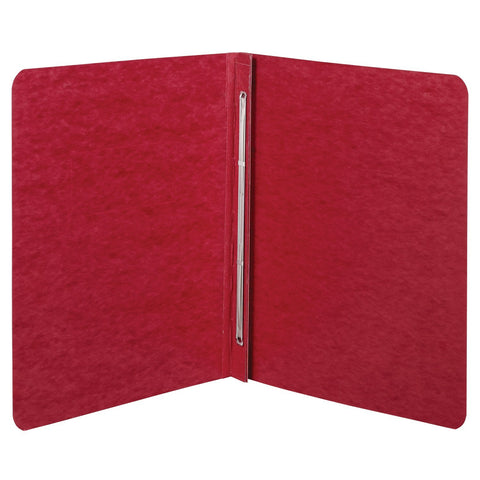 ACCO Pressboard Report Cover, Side Bound, Tyvek Reinforced Hinge, 8.5 Inch Centers, 3 Inch Capacity, Letter Size, Executive Red (A7025979A)