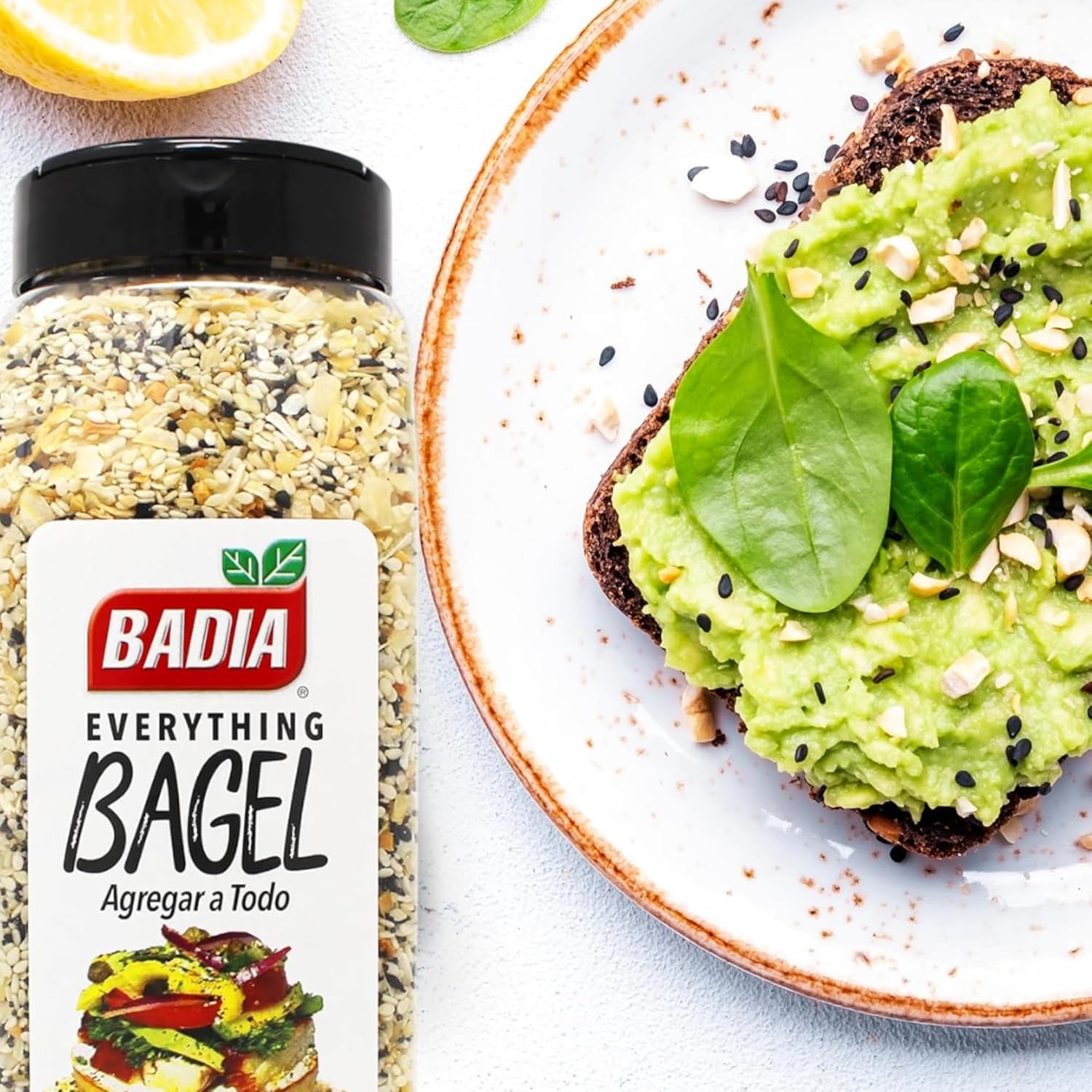 Badia Everything Bagel Seasoning Blend, 22 oz - Sesame Seed, Poppy Seed, Garlic, Onion and Salt