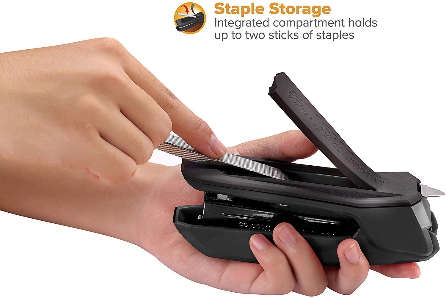 Bostitch Office Ascend 3 in 1 Stapler, 20 Sheet Capacity, Integrated Remover & Staple Storage, 420 Staples Included, Lightweight