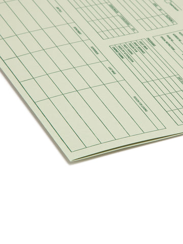 Smead Employee Record File Folder, Straight-Cut Tab, Letter Size, Moss, 20 per Pack (77000)